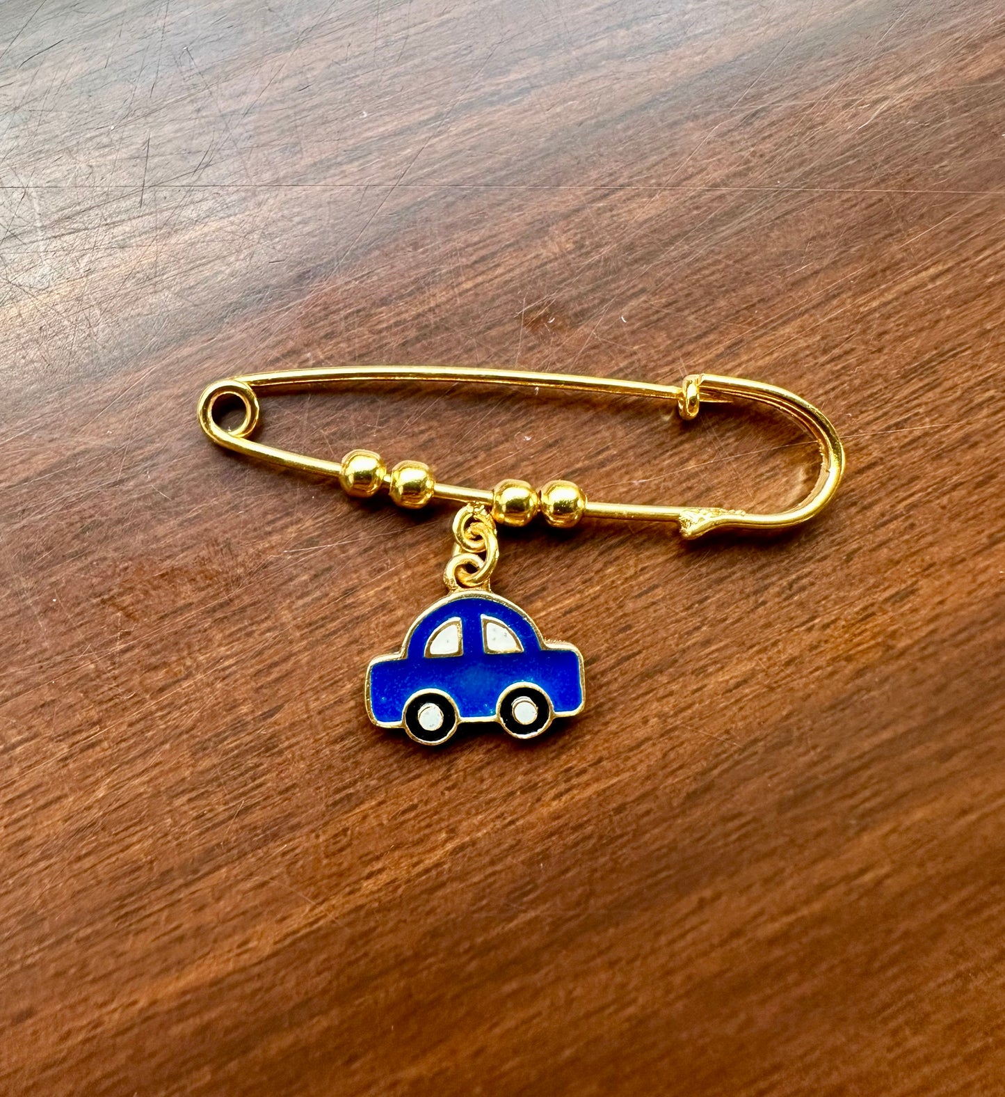 BLUE CAR LAPEL PIN